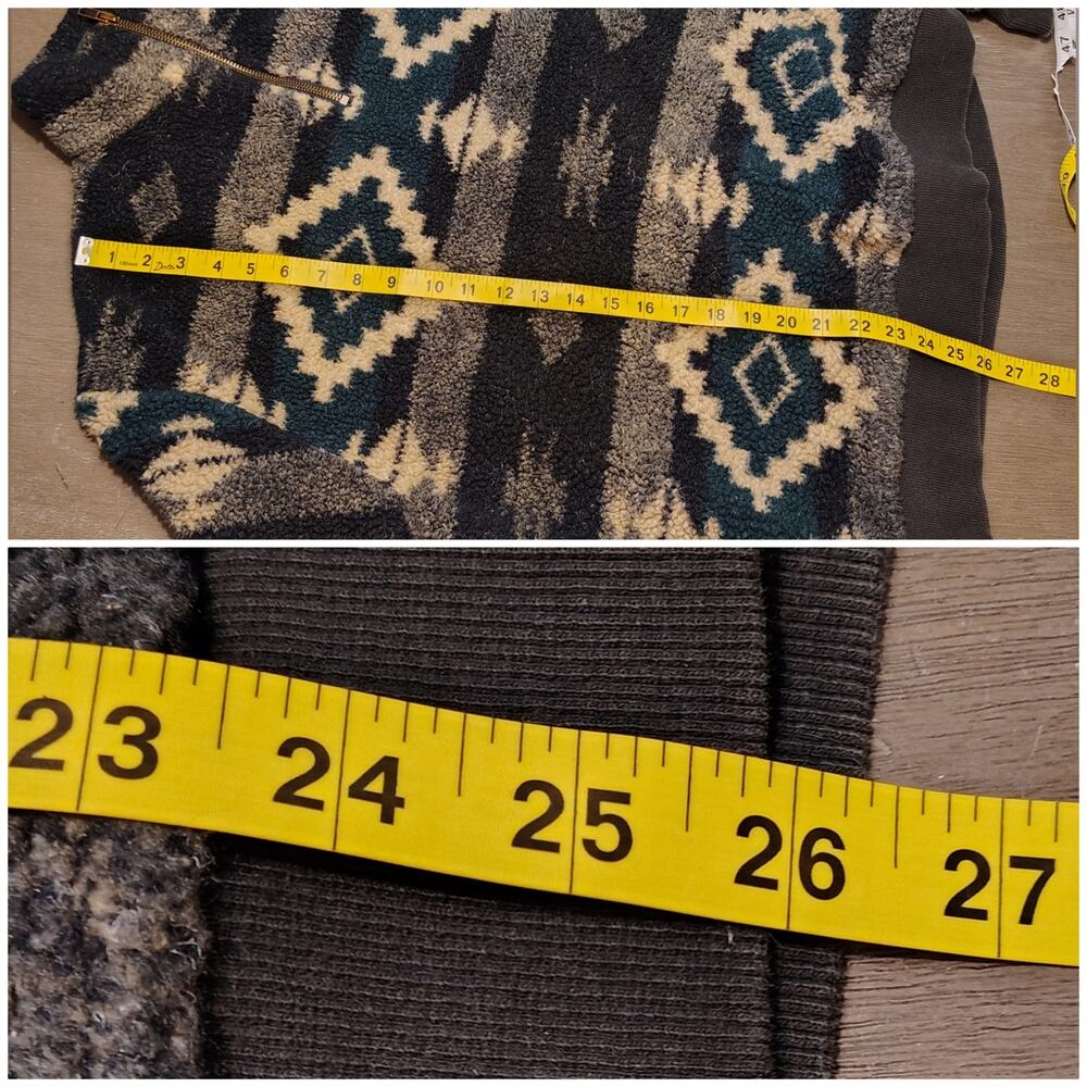 Vintage Polo Ralph Lauren Sweater Aztec Southwestern Sherpa Fleece Pullover L - Picture 6 of 12